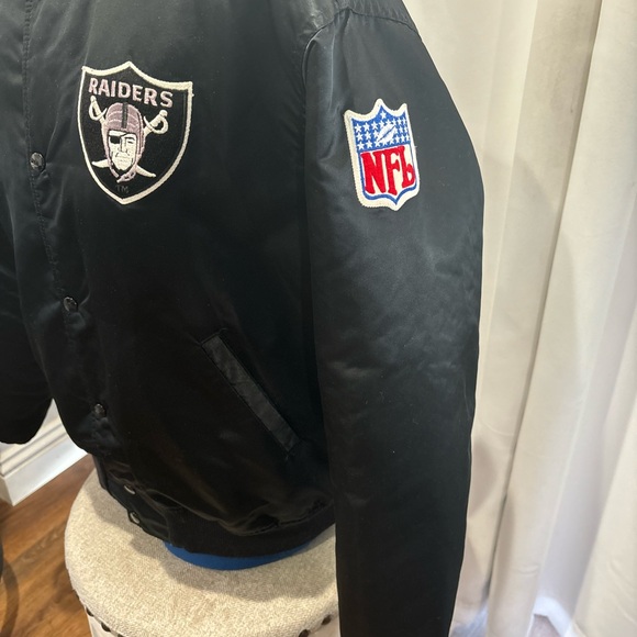 Los Angeles Raiders vintage Starter jacket XL - Picture 4 of 9
